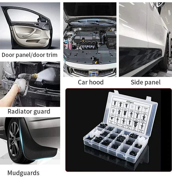 🔥 LAST DAY 49% OFF – 100-pack universal screw clamps – Suitable for car fenders, door panels, C05 C20 C32 B01 D02 A16 car parts.